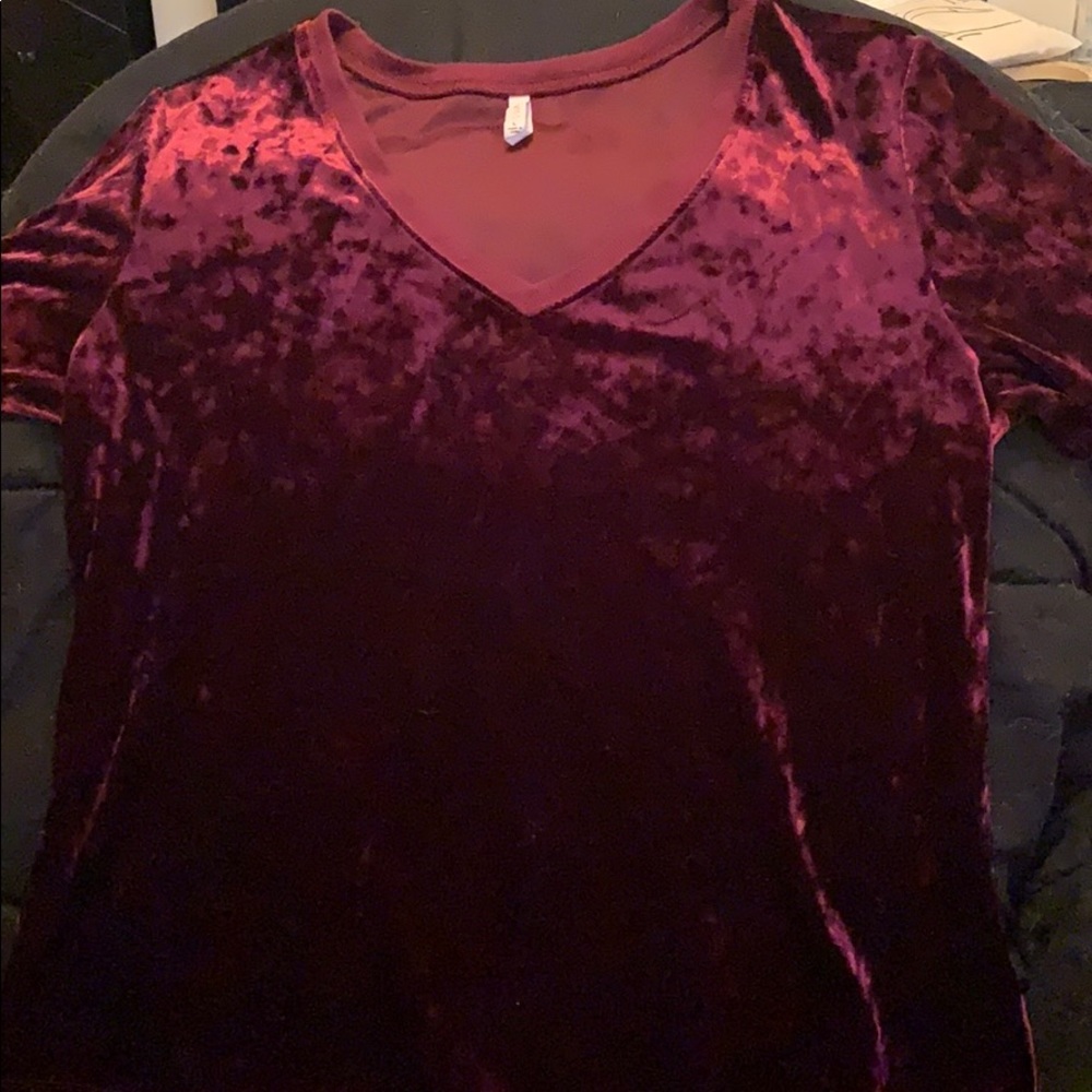 Velvet V-Neck